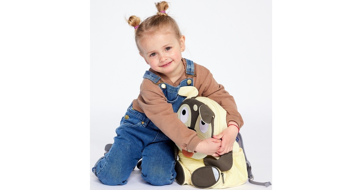 Affenzahn Großer Freund Tonie Hund, Rucksack(hellbraun/braun)
