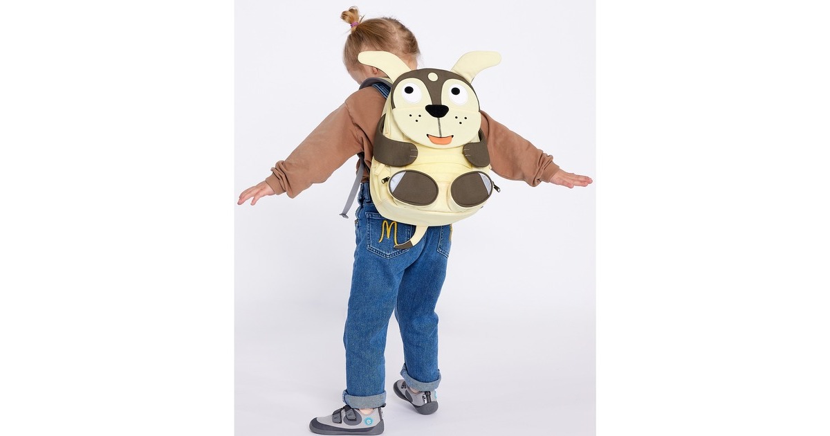 Affenzahn Großer Freund Tonie Hund, Rucksack(hellbraun/braun)