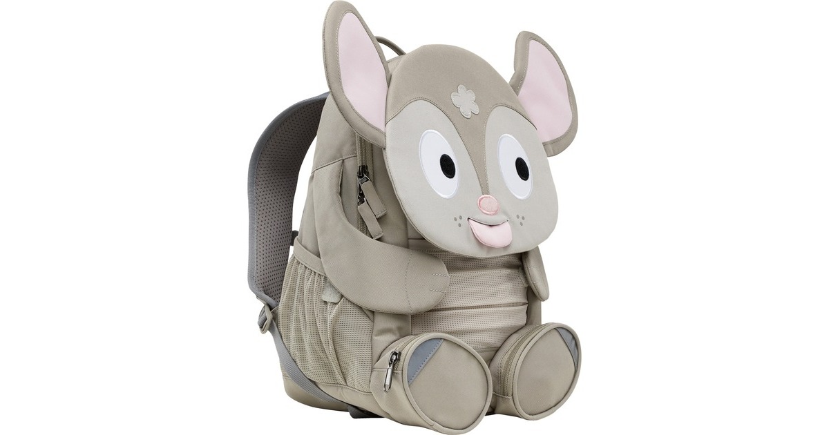 Affenzahn Großer Freund Tonie Maus, Rucksack(grau/pink)