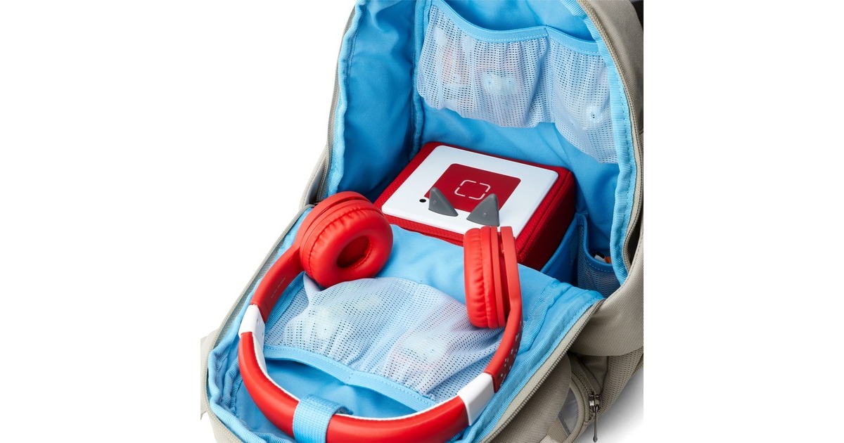 Affenzahn Großer Freund Tonie Maus, Rucksack(grau/pink)