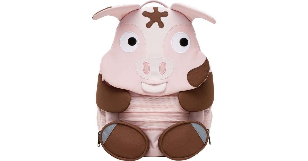 Affenzahn Großer Freund Tonie Schwein, Rucksack(pink/braun)