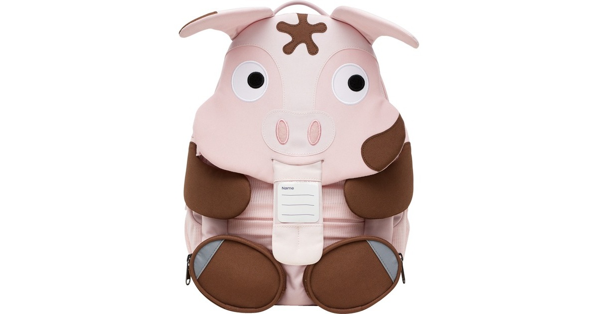 Affenzahn Großer Freund Tonie Schwein, Rucksack(pink/braun)