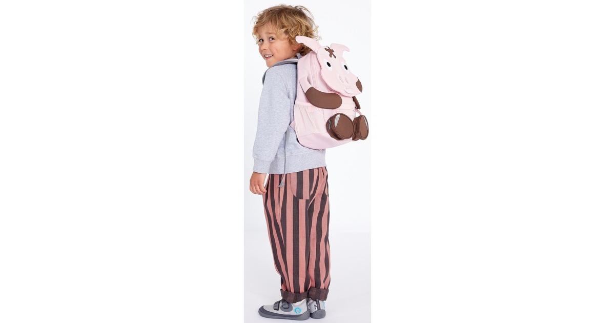 Affenzahn Großer Freund Tonie Schwein, Rucksack(pink/braun)