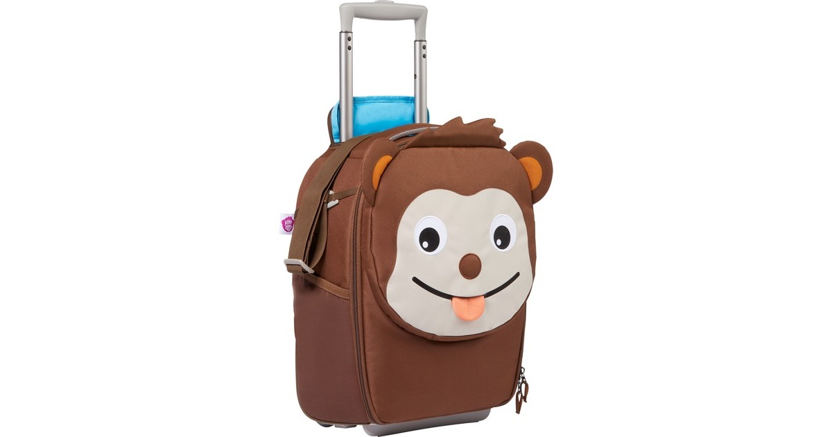 Affenzahn Kinderkoffer Affenzahn, Trolley(dunkelbraun/hellbraun)