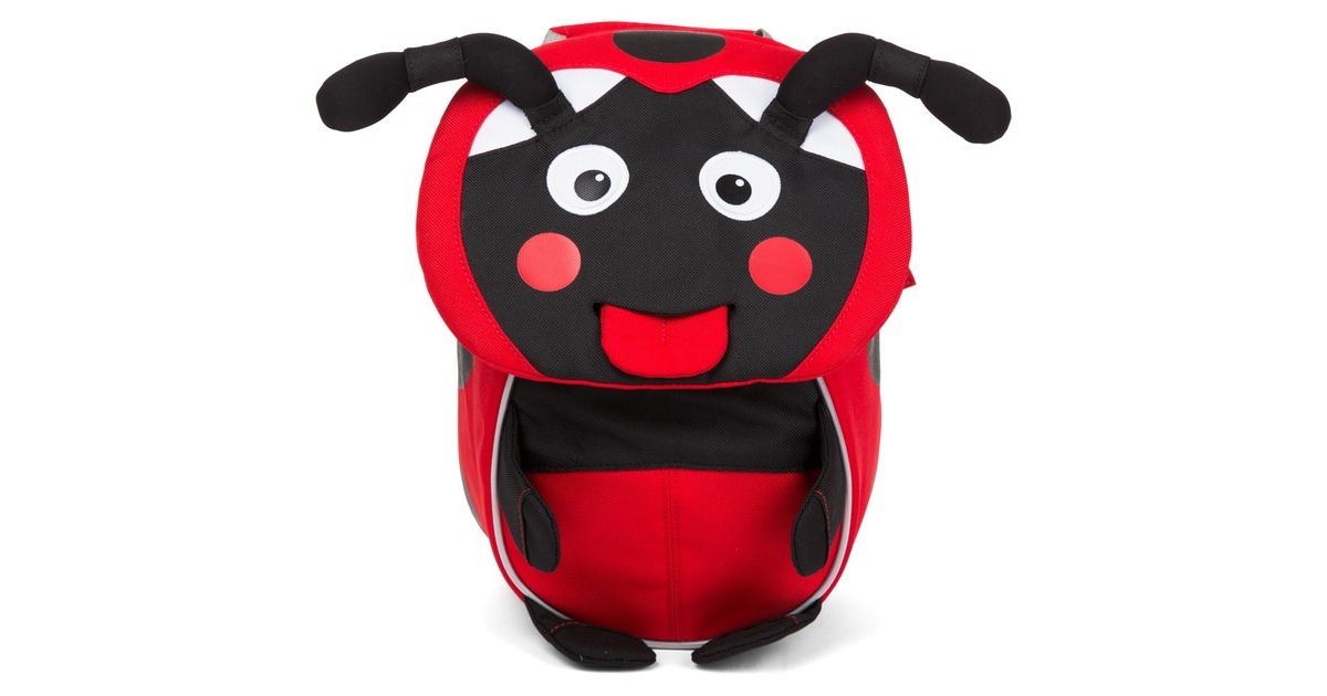 Affenzahn Kleines Rucksäckchen Maja Marienkäfer, Rucksack(rot/schwarz)
