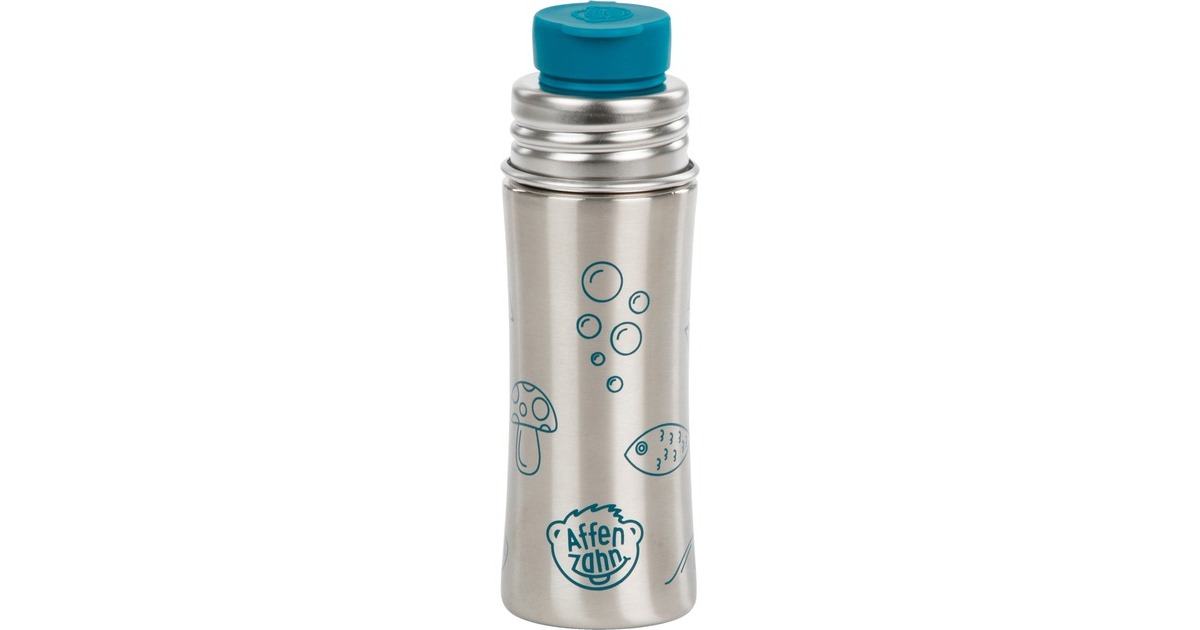 Affenzahn Trinkflasche 2(petrol/edelstahl, 0,33 Liter) Affenzahn Trinkflasche 2(petrol/edelstahl, 0,33 Liter)