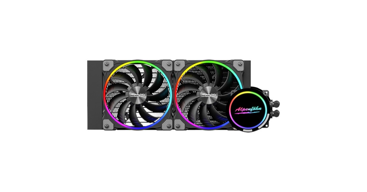 Alpenföhn Gletscherwasser 240 High Speed AiO RGB 240mm, Wasserkühlung(schwarz)