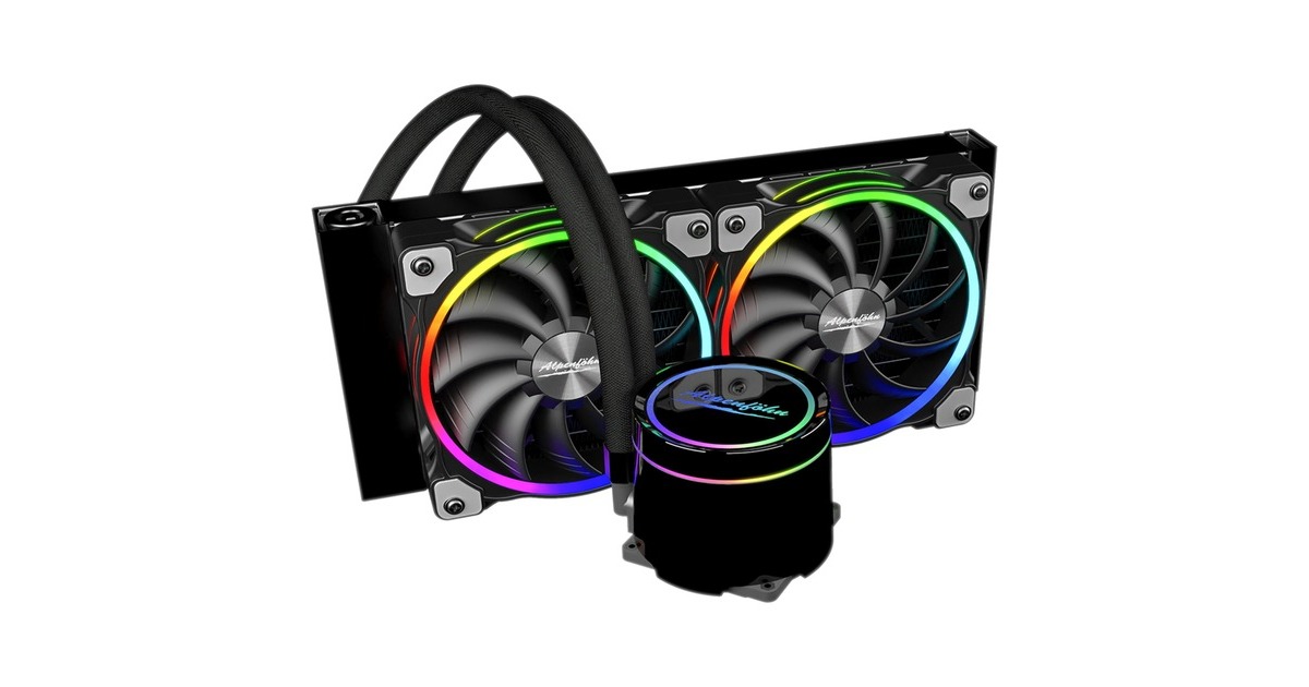 Alpenföhn Gletscherwasser 240 High Speed AiO RGB 240mm, Wasserkühlung(schwarz)