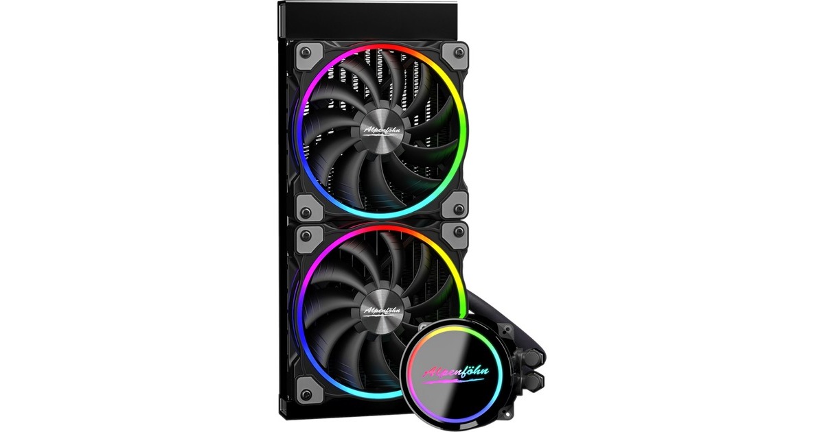 Alpenföhn Gletscherwasser 240 High Speed AiO RGB 240mm, Wasserkühlung(schwarz)