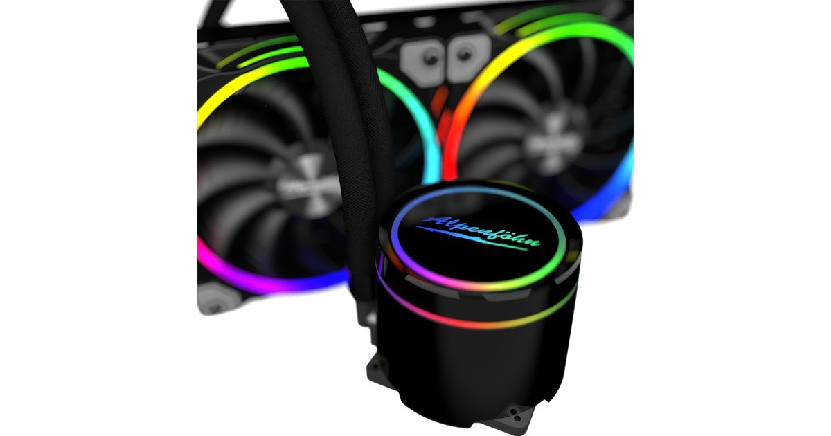 Alpenföhn Gletscherwasser 240 High Speed AiO RGB 240mm, Wasserkühlung(schwarz)
