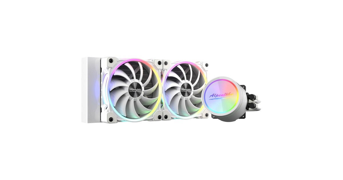 Alpenföhn Gletscherwasser 240 White RGB 240mm, Wasserkühlung(weiß) Alpenföhn Gletscherwasser 240 White RGB 240mm, Wasserkühlung(weiß)