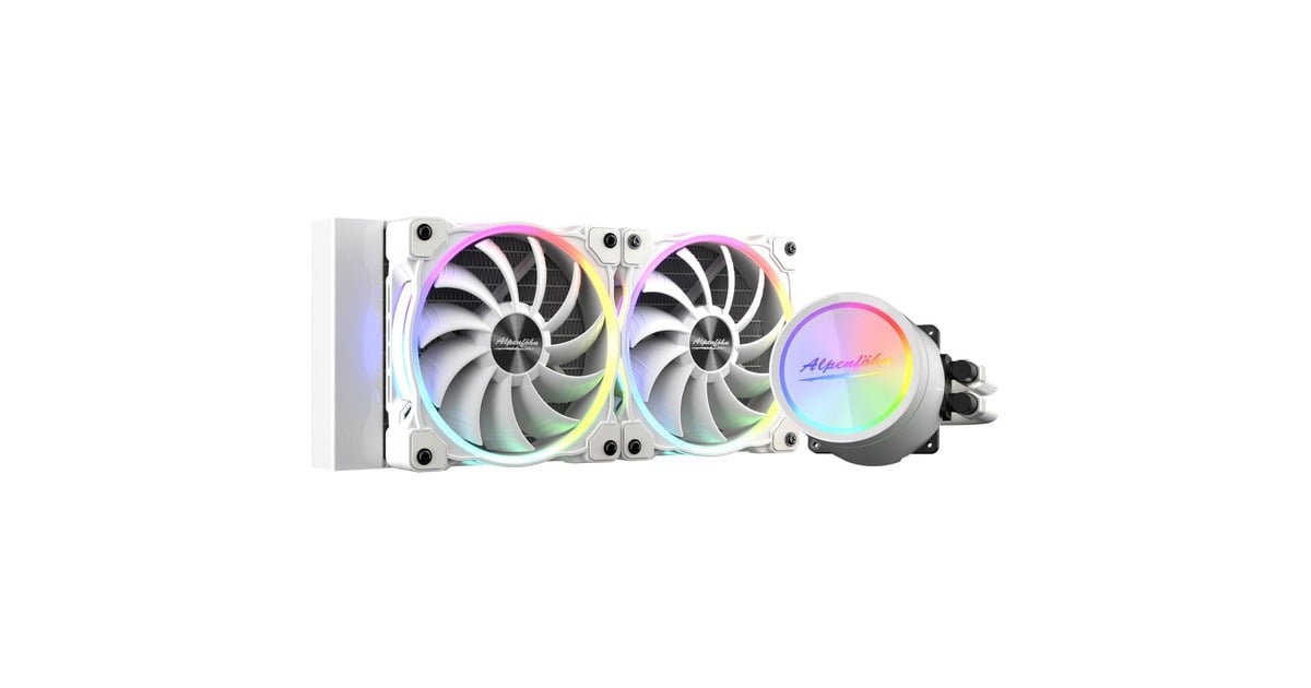 Alpenföhn Gletscherwasser 240 White RGB 240mm, Wasserkühlung(weiß, Outlet) Alpenföhn Gletscherwasser 240 White RGB 240mm, Wasserkühlung(weiß, Outlet)