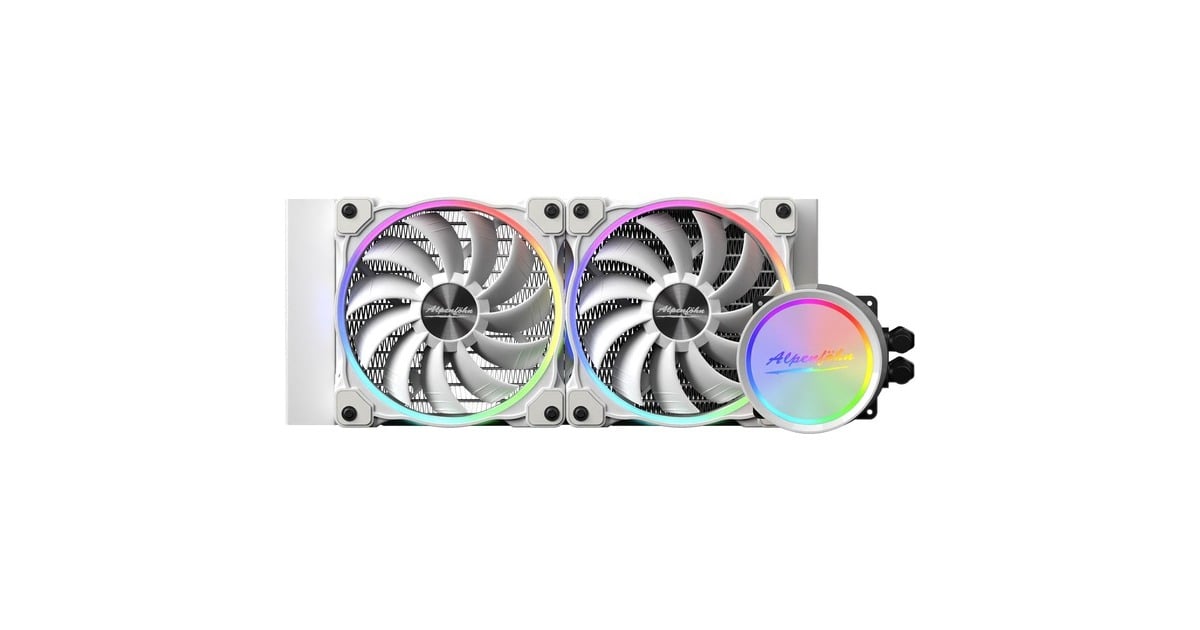Alpenföhn Gletscherwasser 240 White RGB 240mm, Wasserkühlung(weiß, Outlet)