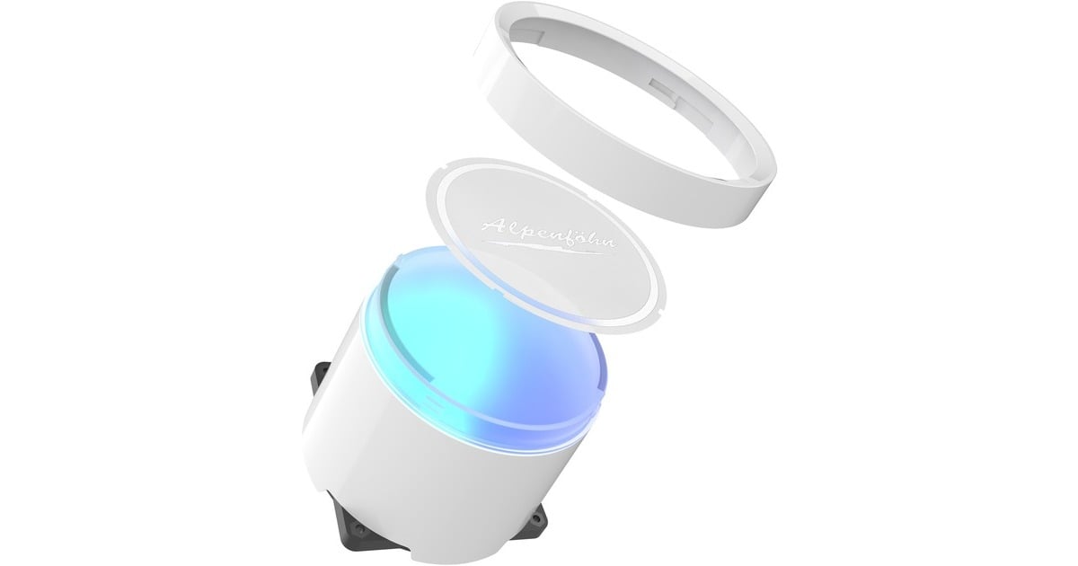 Alpenföhn Gletscherwasser 240 White RGB 240mm, Wasserkühlung(weiß, Outlet)