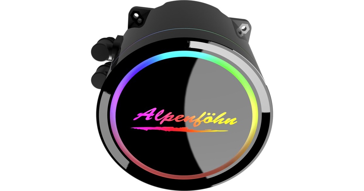 Alpenföhn Gletscherwasser 280 AiO RGB 280mm, Wasserkühlung(schwarz)