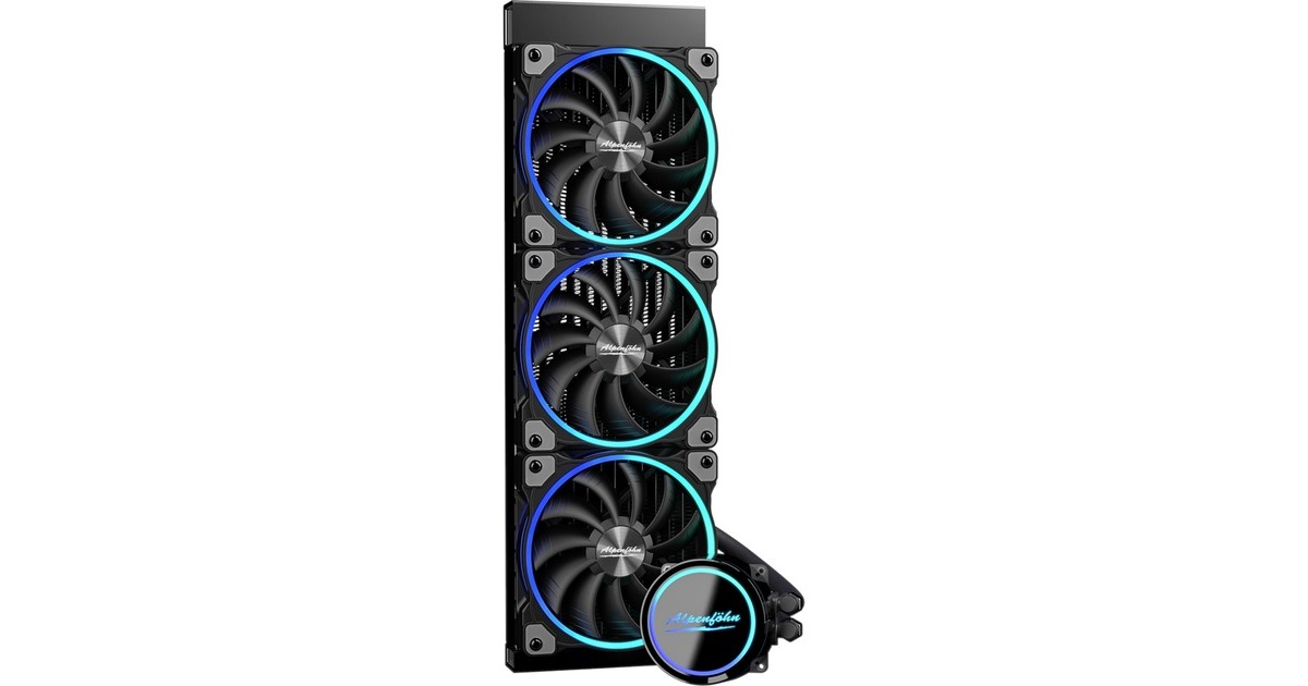 Alpenföhn Gletscherwasser 360 AiO RGB 360mm, Wasserkühlung(schwarz)