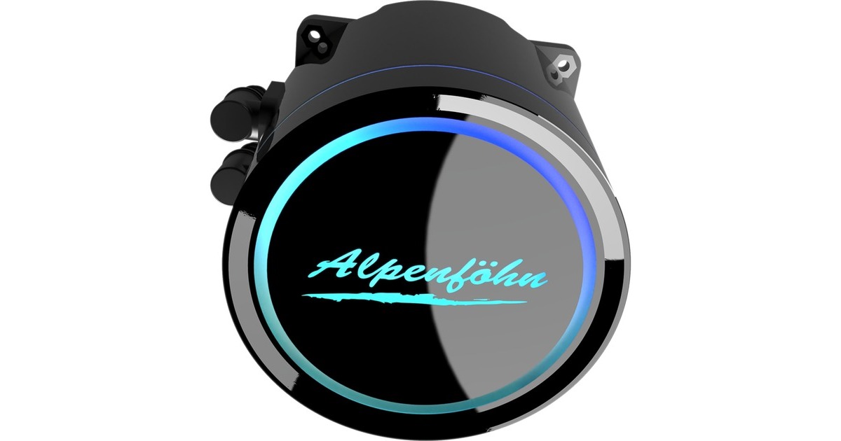 Alpenföhn Gletscherwasser 360 AiO RGB 360mm, Wasserkühlung(schwarz)
