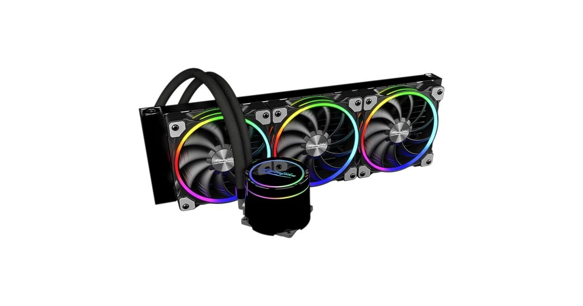 Alpenföhn Gletscherwasser 360 High Speed AiO RGB 360mm, Wasserkühlung(schwarz)