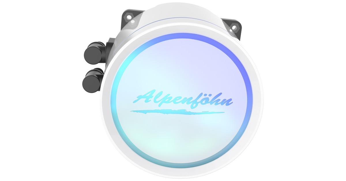 Alpenföhn Gletscherwasser 360 White RGB 360mm, Wasserkühlung(weiß)