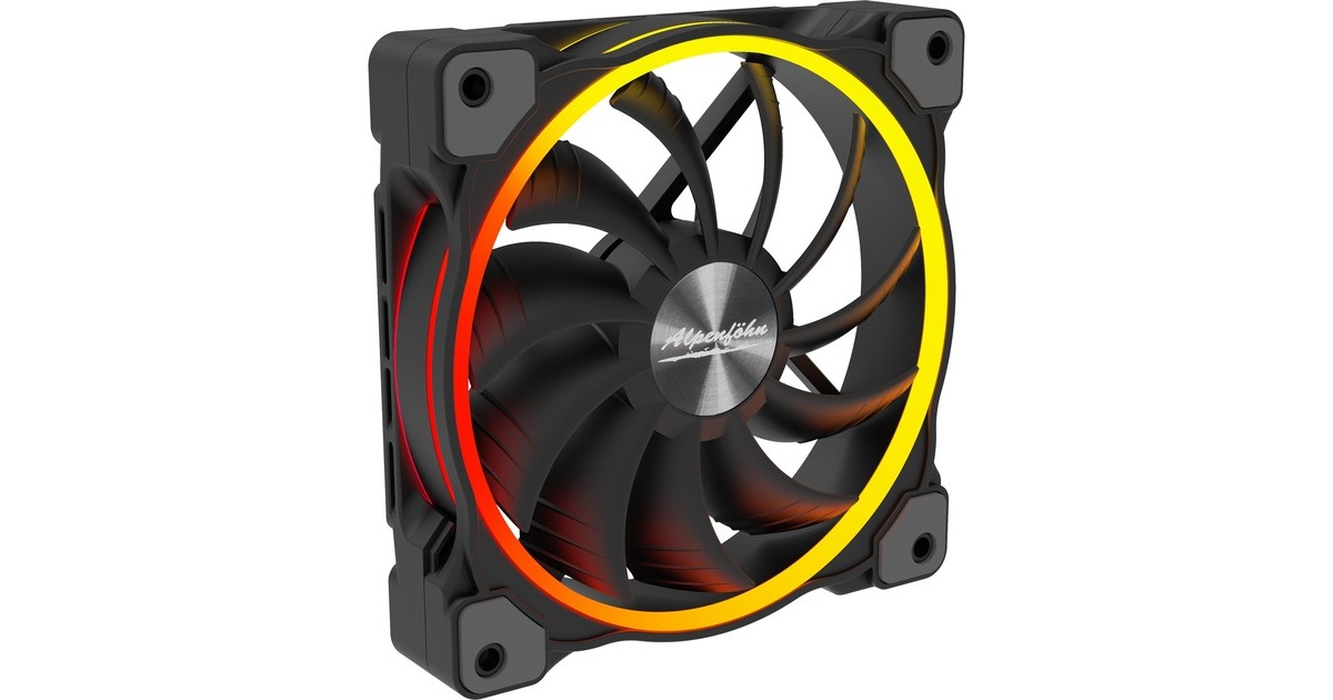 Alpenföhn Wing Boost 3 120x120x25, Gehäuselüfter(schwarz, Einzellüfter)
