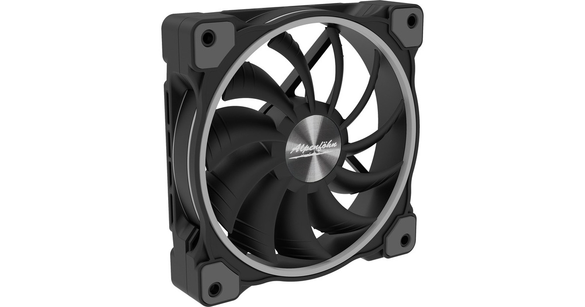 Alpenföhn Wing Boost 3 120x120x25, Gehäuselüfter(schwarz, Einzellüfter)