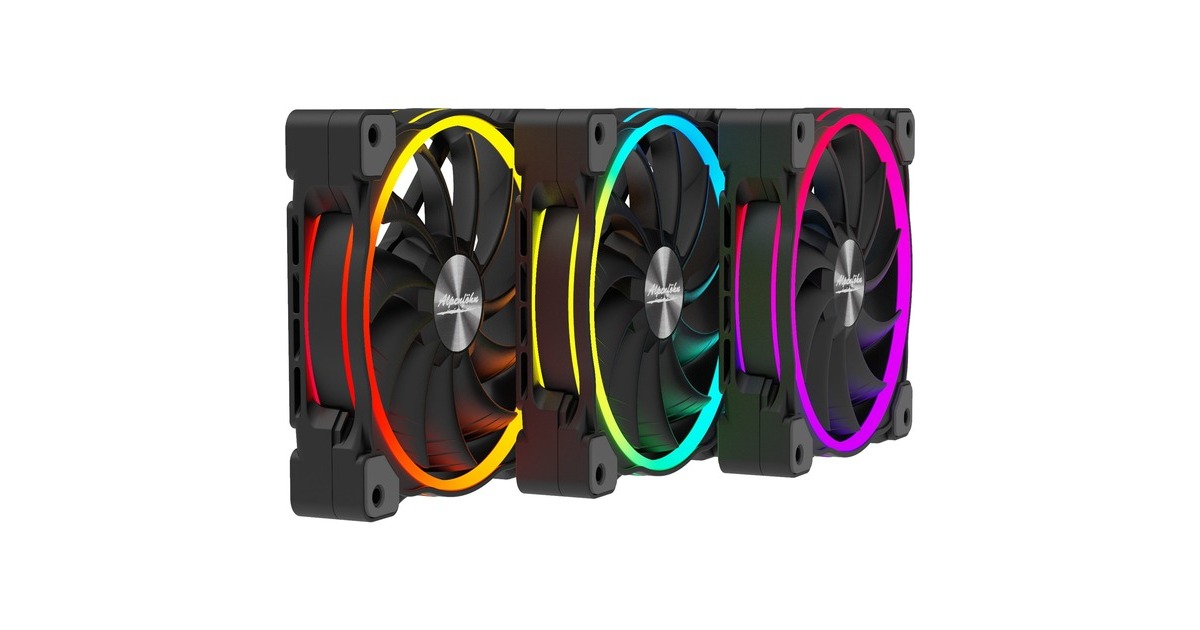 Alpenföhn Wing Boost 3 120x120x25, Gehäuselüfter(schwarz, 3er Set)