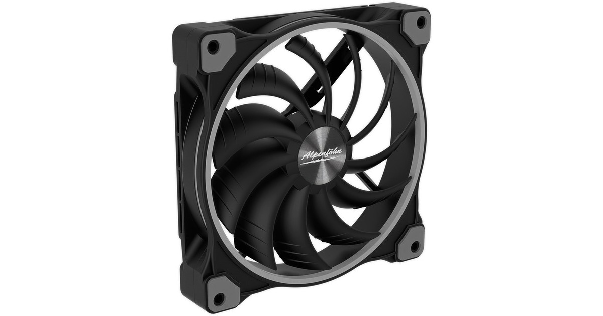 Alpenföhn Wing Boost 3 ARGB 140x140x25, Gehäuselüfter(schwarz, Einzellüfter)