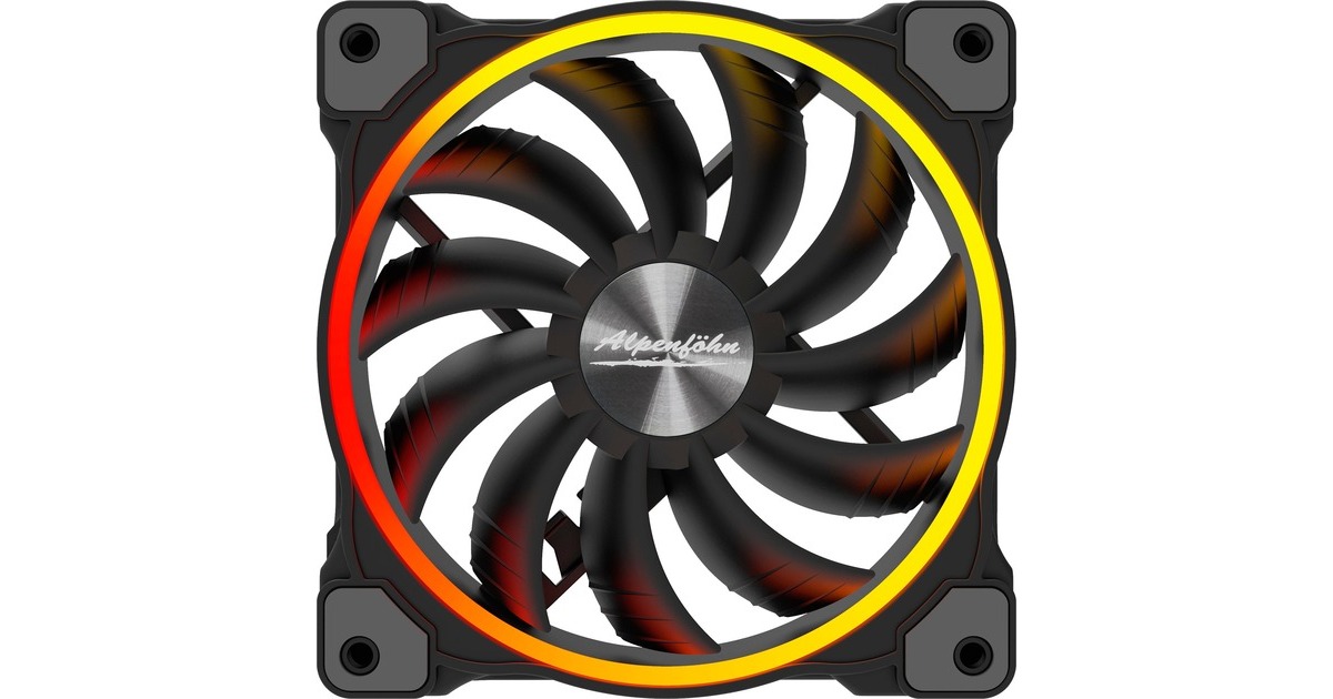 Alpenföhn Wing Boost 3 High Speed 120x120x25, Gehäuselüfter(schwarz, Einzellüfter)