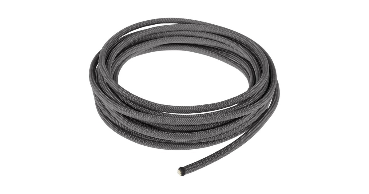 Alphacool AlphaCord Sleeve 4mm - 3,3 Meter, Schutzhülle(grau, Paracord 550 Typ 3) Alphacool AlphaCord Sleeve 4mm - 3,3 Meter, Schutzhülle(grau, Paracord 550 Typ 3)