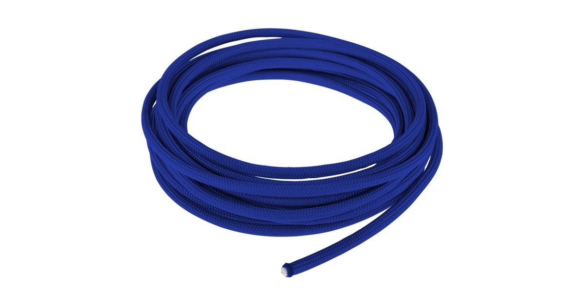 Alphacool AlphaCord Sleeve 4mm - 3,3 Meter, Schutzhülle(blau, Paracord 550 Typ 3) Alphacool AlphaCord Sleeve 4mm - 3,3 Meter, Schutzhülle(blau, Paracord 550 Typ 3)