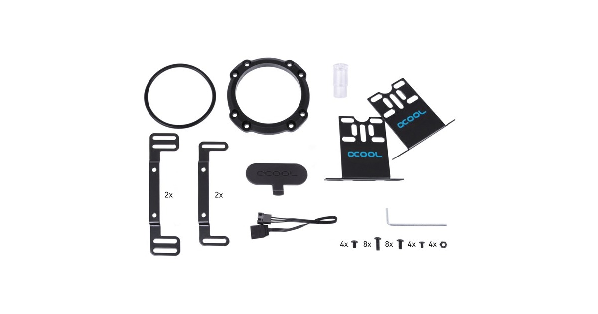 Alphacool Alphacool Core 100 Aurora Ausgleichsbehälter D5/VPP Acetal/A(schwarz)