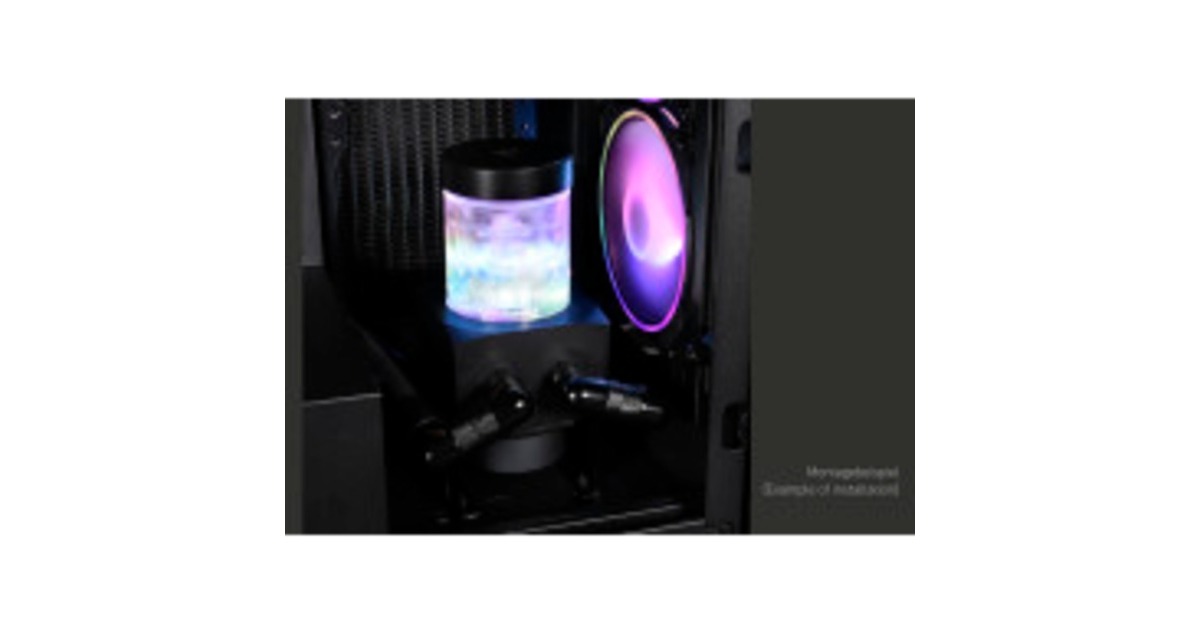 Alphacool Alphacool Core 100 Aurora Ausgleichsbehälter D5/VPP Acetal/A(schwarz)