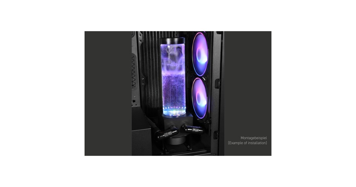 Alphacool Alphacool Core 200 Aurora Ausgleichsbehälter D5/VPP Acetal/A(schwarz)