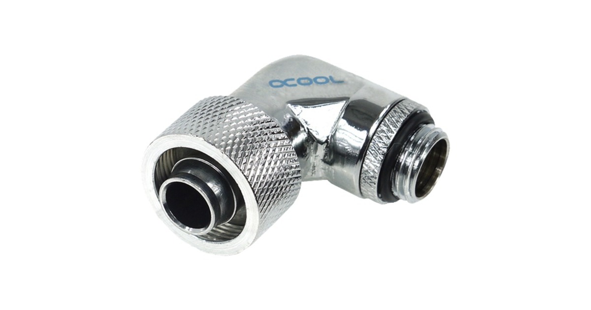 Alphacool Anschraubtülle 90°, drehbar, Verbindung(G1/4")