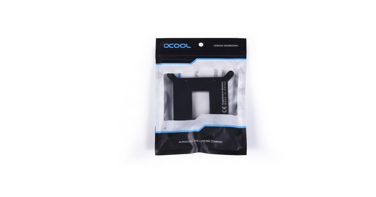 Alphacool Apex Backplate XPX/Eisbaer LGA 1700, Einbau-Kit(schwarz)
