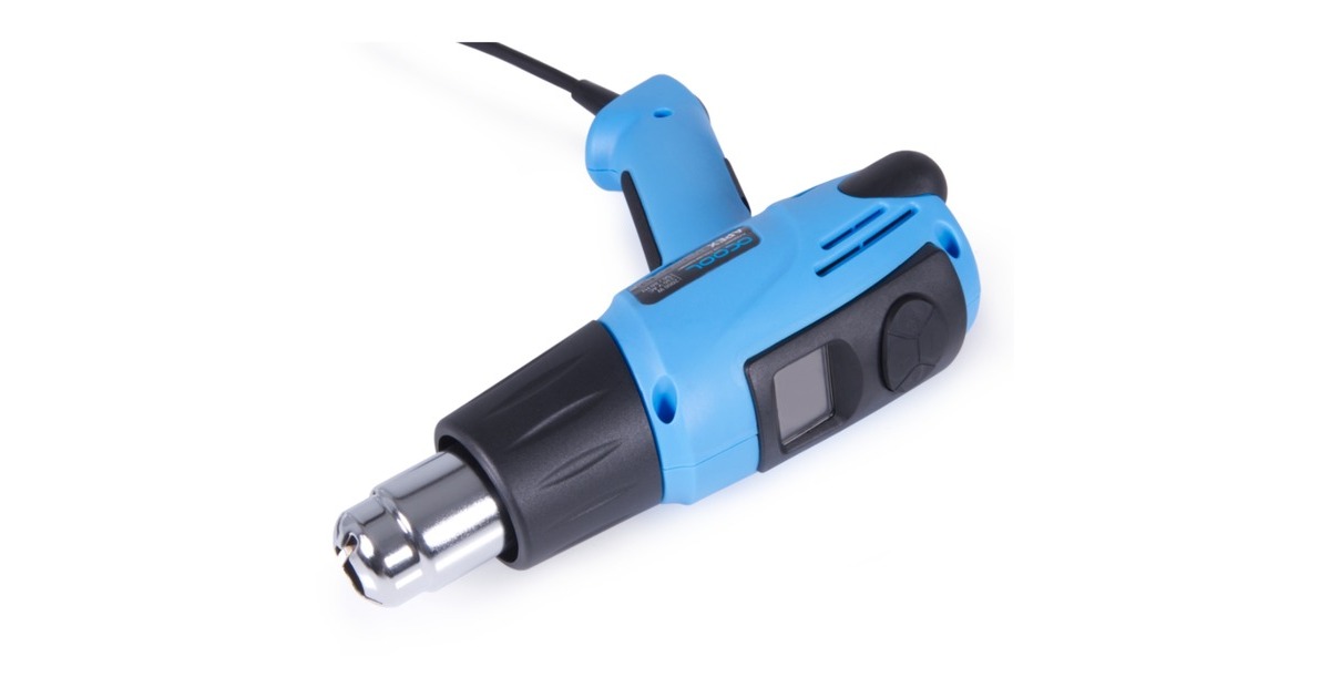 Alphacool Apex Heat Gun mit LCD, Heißluftgebläse(blau/schwarz, 2.000 Watt)