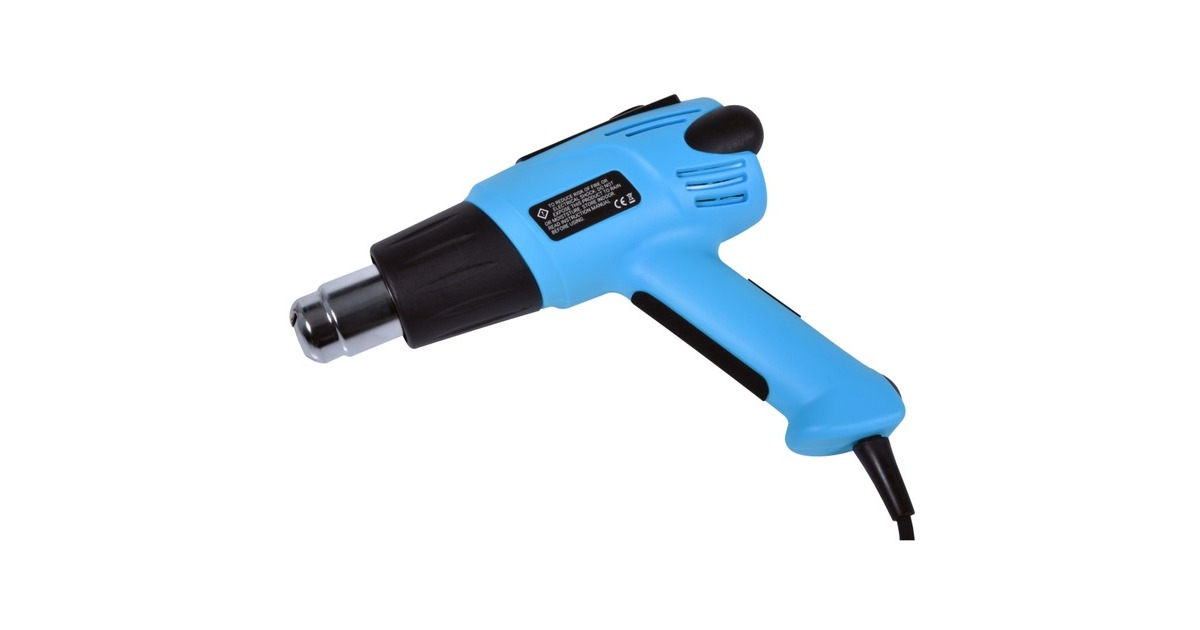 Alphacool Apex Heat Gun mit LCD, Heißluftgebläse(blau/schwarz, 2.000 Watt)