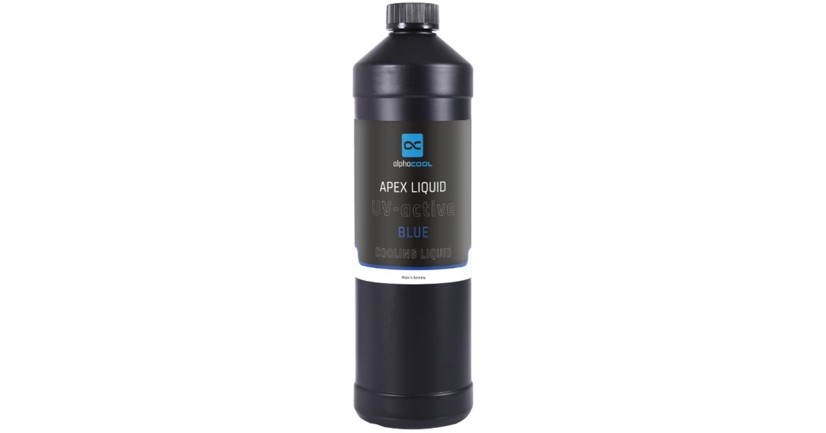 Alphacool Apex Liquid Blue UV-aktiv 1000ml, Kühlmittel(blau)