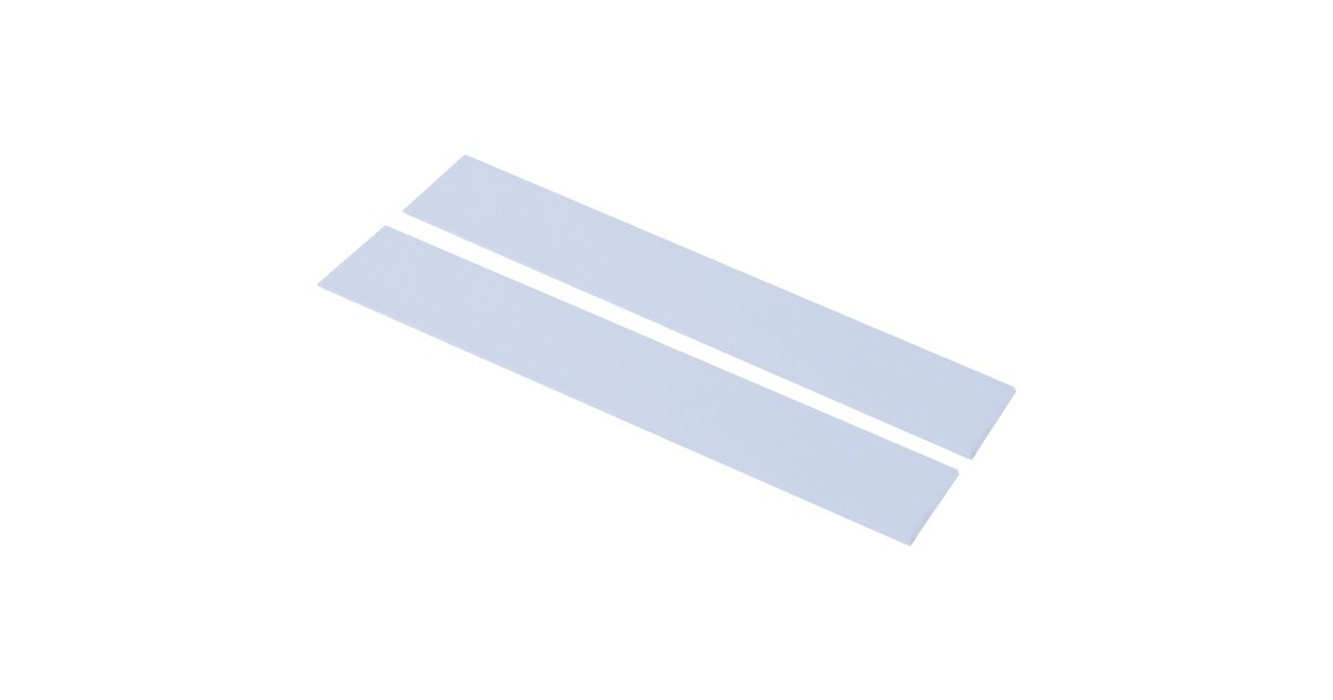 Alphacool Apex Soft Wärmeleitpad 11W/mk 2x 120x20x1mm, Wärmeleitpads(grau, 2 Stück)