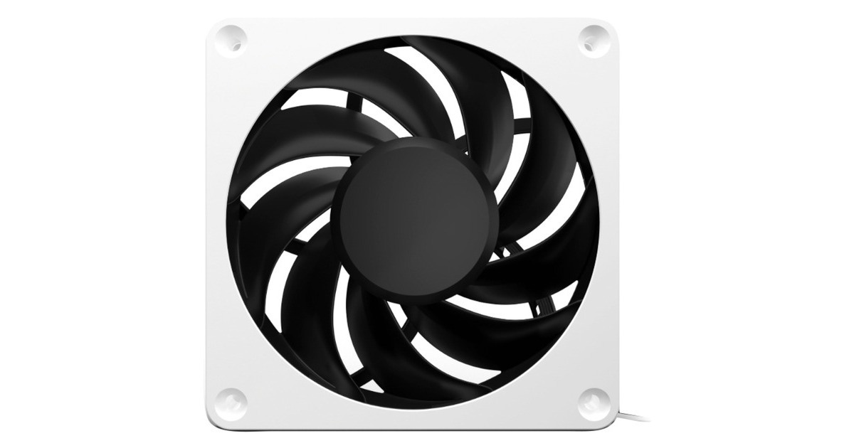 Alphacool Apex Stealth Metal Power 120mm Lüfter 3000rpm, Gehäuselüfter(weiß/schwarz)