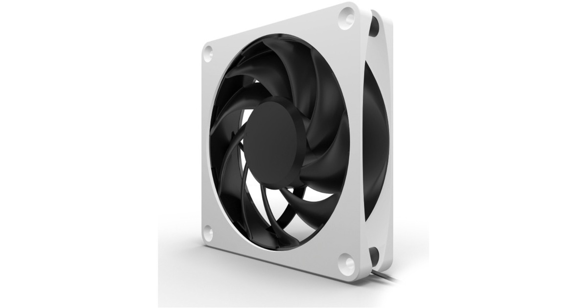 Alphacool Apex Stealth Metal Power 120mm Lüfter 3000rpm, Gehäuselüfter(weiß/schwarz)