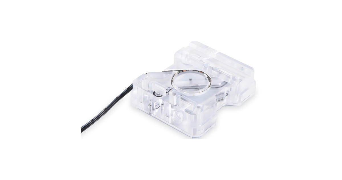 Alphacool Aurora GPX SLI Connector Dual X3 - Acryl - Digital RGB, Verbindung(transparent)