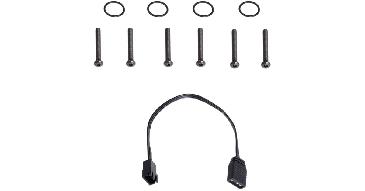 Alphacool Aurora GPX SLI Connector Dual X3 - Acryl - Digital RGB, Verbindung(transparent)