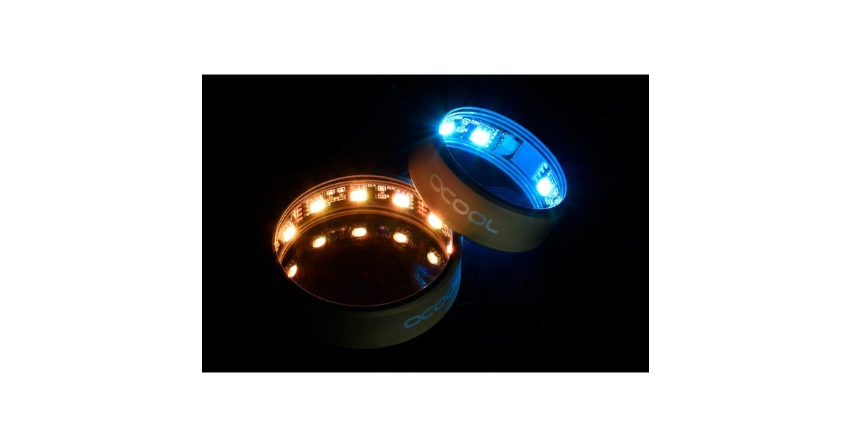 Alphacool Aurora LED Ring 50mm - RGB, LED-Streifen(schwarz)