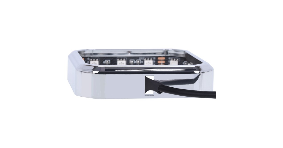 Alphacool Aurora XPX RGB Frame - Chrome, Rahmen(chrom)