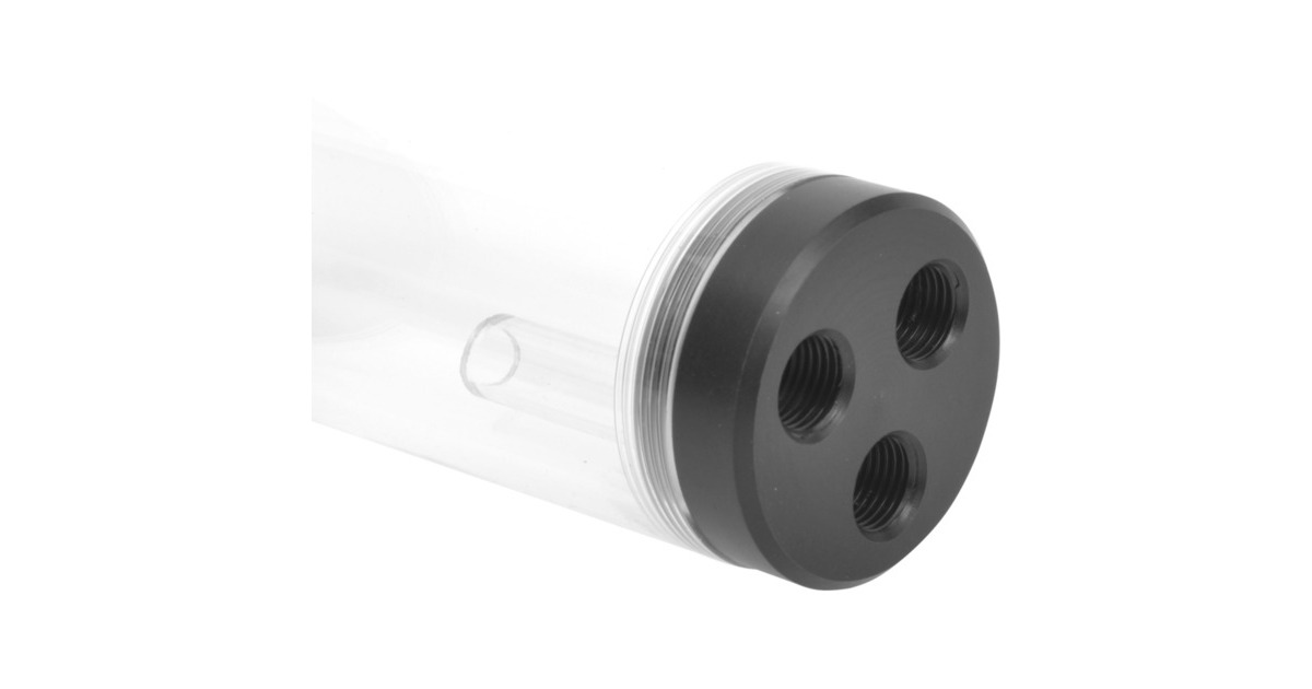 Alphacool Cape Corp Coolplex Pro 15 LT, Ausgleichsbehälter(transparent/schwarz)