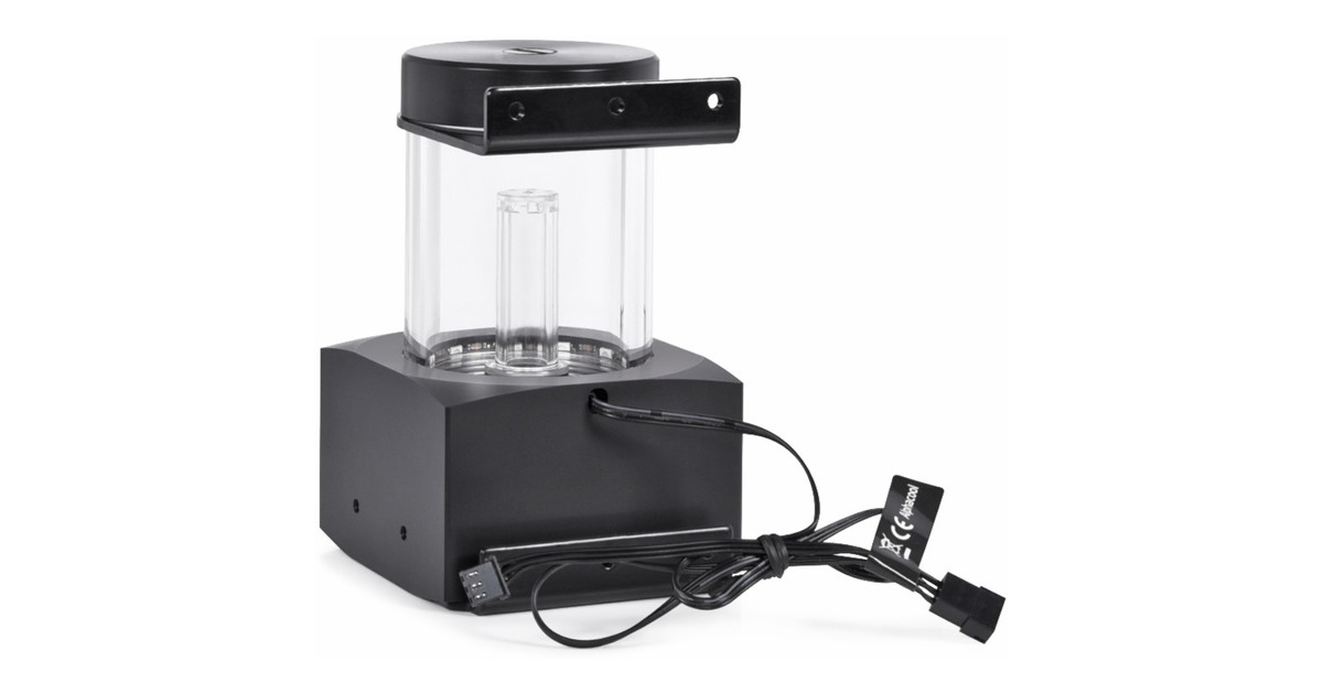 Alphacool Core 100 Aurora Ausgleichsbehälter D5/VPP Acetal/Acryl(schwarz)