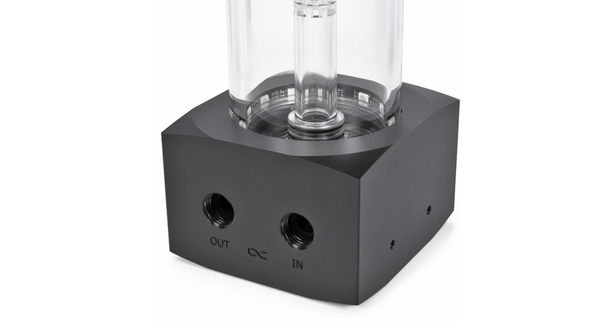 Alphacool Core 100 Aurora Ausgleichsbehälter D5/VPP Acetal/Acryl(schwarz)