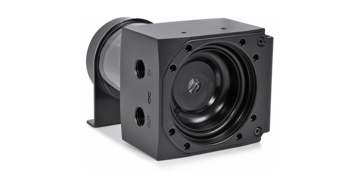 Alphacool Core 100 Aurora Ausgleichsbehälter D5/VPP Acetal/Acryl(schwarz)