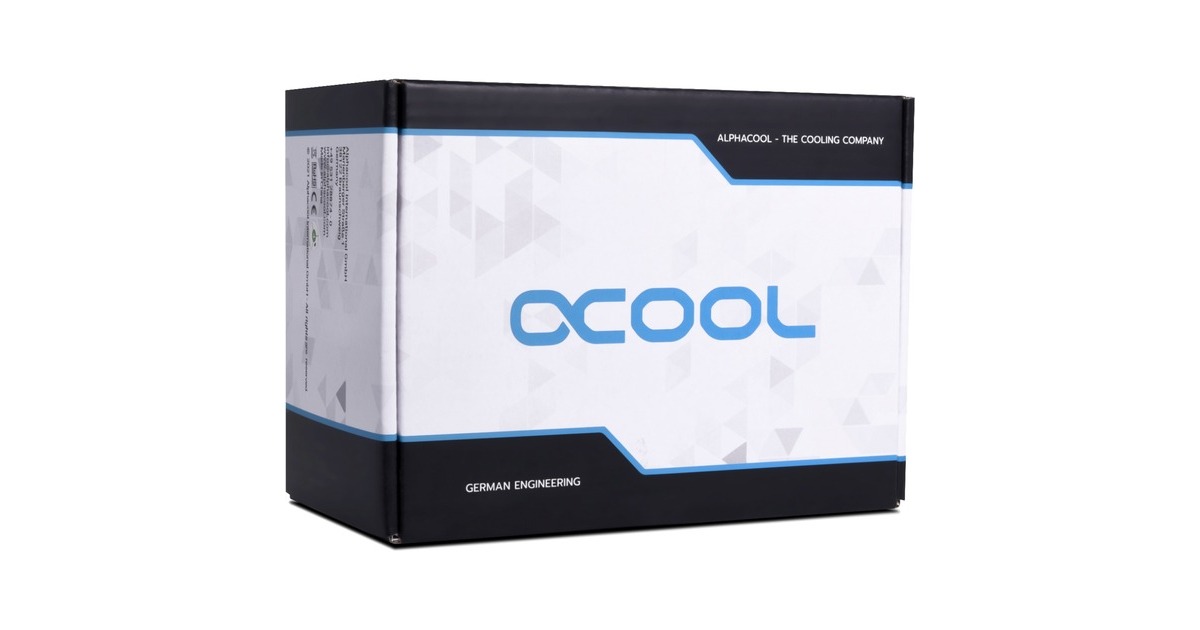 Alphacool Core 100 Aurora Reservoir Acetal/Acryl mit VPP Apex Pumpe(schwarz, Ausgleichsbehälter mit Pumpe)